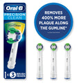 Oral-B Precision Clean Electric Toothbrush Replacement Brush Heads Refill, White, 3 Count 🍁 All In One Marketplace Canada