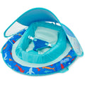 Swimways Infant Spring Float, Baby Pool Float with Canopy & UPF Protection, Swimming Pool Accessories for Kids 3-9 Months, Shark 🍁 All In One Marketplace Canada