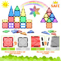 Magnetic Tiles Kids Toys STEM Magnet Toy for Toddler Magnetic Blocks Building Preschool Learning Sensory Montessori Toys for 3+ Year Old Boys and Girls, Safe Creativity Toddler Kids Toy 40PCS 🍁 All In One Marketplace Canada