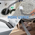 PetOde 2 Pieces Dryer Vent Cleaner Kit Compatible with All Vacuum Cleaner, Dryer Lint Brush and Vacuum Hose Attachment with Stretch Universal Connector, Quickly Lint Remover, Deep Gray 🍁 All In One Marketplace Canada