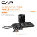 CAP Barbell 20 lb Adjustable Ankle Weights – Pair 🍁 All In One Marketplace Canada