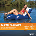 Intex Floating Recliner Inflatable Lounge, 71" X 53", Blue, 58868EP 🍁 All In One Marketplace Canada