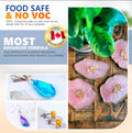 Epoxy Resin Kit for Art & Craft | 16oz (473ml) | UV Resistant | Clear Epoxy Resin | Jewelry, Earrings, Coasters, Casting, Molding, Crafting & more | Includes 2 pairs of gloves, 2 cups, 4 sticks & mica 🍁 All In One Marketplace Canada