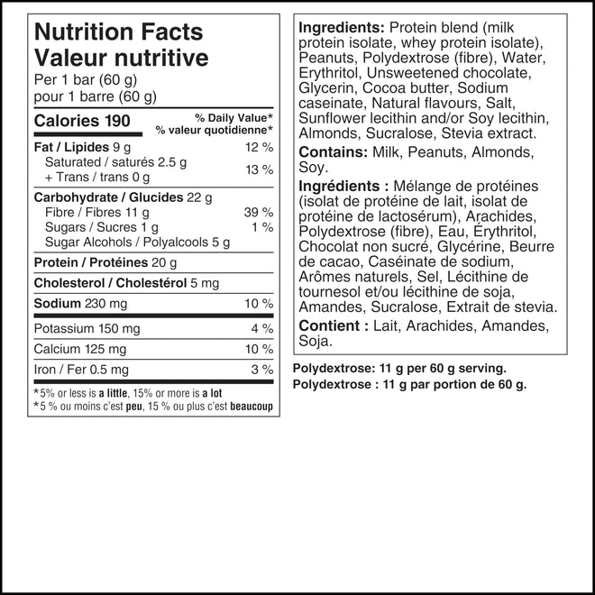 Quest Nutrition Chocolate Peanut Butter Flavored Protein Bar, High Protein, Gluten Free, 12ct 🍁 All In One Marketplace Canada