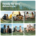 Double Camping Sleeping Pad 5.5", Elegear CumbreX™Self Inflating Air Sleeping Mats with Pillow Built-in Foot Pump, Inflatable Camping Mattress Compact for Tent,Cot Backpacking,Hiking,Camp,Travel,Green 🍁 All In One Marketplace Canada