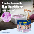 PetSafe ScoopFree Premium Lavender Crystal Cat Litter, 3-Pack – Lightly Scented Litter – Superior Odor Control – Low Tracking for Less Mess – Lasts Up to 6 Months, 24 lb Total (3 Pack of 8 lb Bags) 🍁 All In One Marketplace Canada