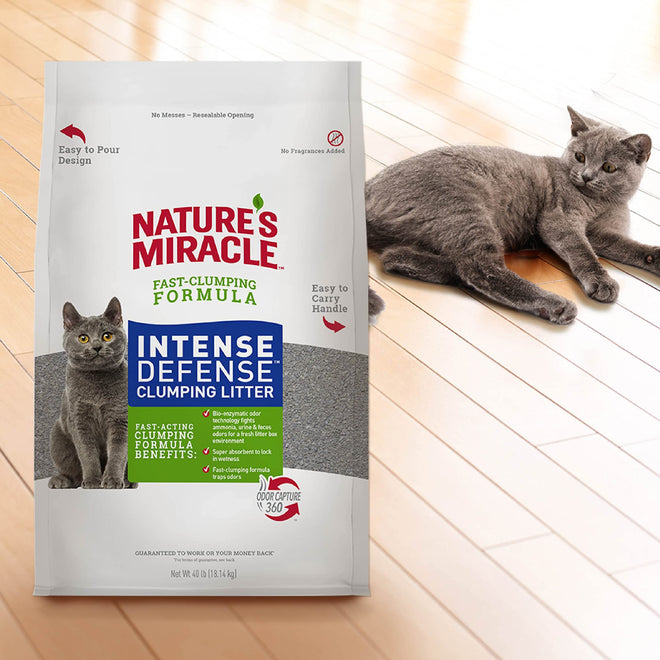 Nature's Miracle Intense Defense Clumping Litter 40 LBS 🍁 All In One Marketplace Canada