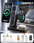 3 in 1 Foldable Wireless Fast Charging Station for Apple Multiple Devices 🍁 All In One Marketplace Canada