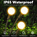 iBaycon 8 Pack Solar Firefly Lights Garden Pathway Outdoor Decor Warm White 🍁 All In One Marketplace Canada
