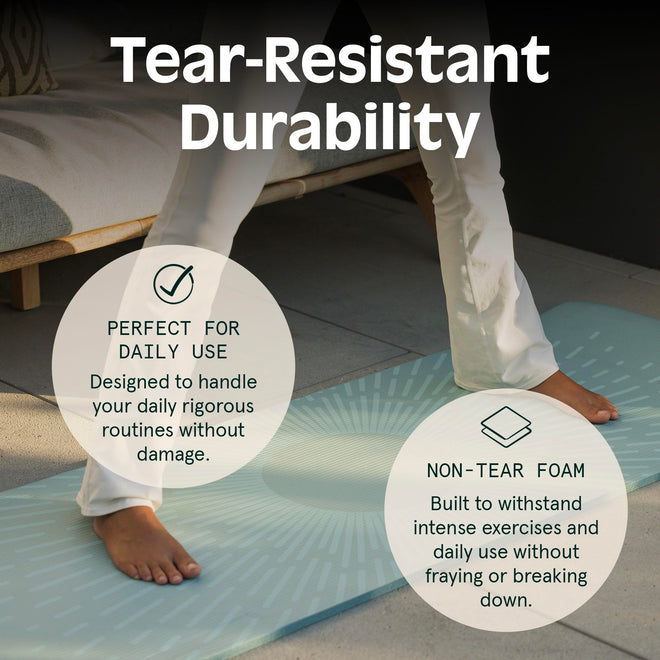 Retrospec Solana Yoga Mat 1" Thick w/Nylon Strap for Men & Women - Non Slip Exercise Mat for Home Yoga, Pilates, Stretching, Floor & Fitness Workouts - Boysenberry 🍁 All In One Marketplace Canada