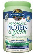 Garden Of Life Raw Organic Protein&greens - Vanilla 550.0 Gram Vanilla. Packed with 20g of protein, 6 veggies and 0g sugar. A delicious protein boost from organic sprouted brown rice, pea & chia, plus a blend of nutrient-rich greens. Gluten free, made wit