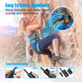 NXGKET Walkie Talkies for Kids Adults, Rechargeable Long Range Walky Talky 2 Way Radios 22 Channels with 1200mAh Li-ion Battery USB-C Cable for Family Outdoors Camping Hiking Toys Gift 4 Pack 🍁 All In One Marketplace Canada