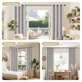 Joydeco 100% Blackout Curtains 2 Panels for Living Room - Linen Black Out Curtains 84 Inch Long Room Darkening Opaque Curtains for Bedroom, Thermal Insulated Drapes Privacy Protection 2 Panels Set 🍁 All In One Marketplace Canada