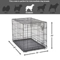 MidWest Homes for Pets 36-Inch New World Crate for Medium-Large Breeds, 41-70 lbs, Single Door Folding Dog Crate, Leak-Proof Tray & Secure Latch, Portable, Durable & Easy to Assemble 🍁 All In One Marketplace Canada