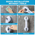 OEXEO 2PCS Grab Bars for Bathroom - Shower Handle - Grab Bars for Bathtubs and Showers - Safety Hand Rail Support for Tub, Handicap, Elderly, Injury, Kid, Senior Assist Bath Handle, Non Skid 🍁 All In One Marketplace Canada