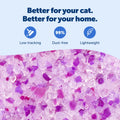 PetSafe ScoopFree Premium Lavender Crystal Cat Litter, 3-Pack – Lightly Scented Litter – Superior Odor Control – Low Tracking for Less Mess – Lasts Up to 6 Months, 24 lb Total (3 Pack of 8 lb Bags) 🍁 All In One Marketplace Canada