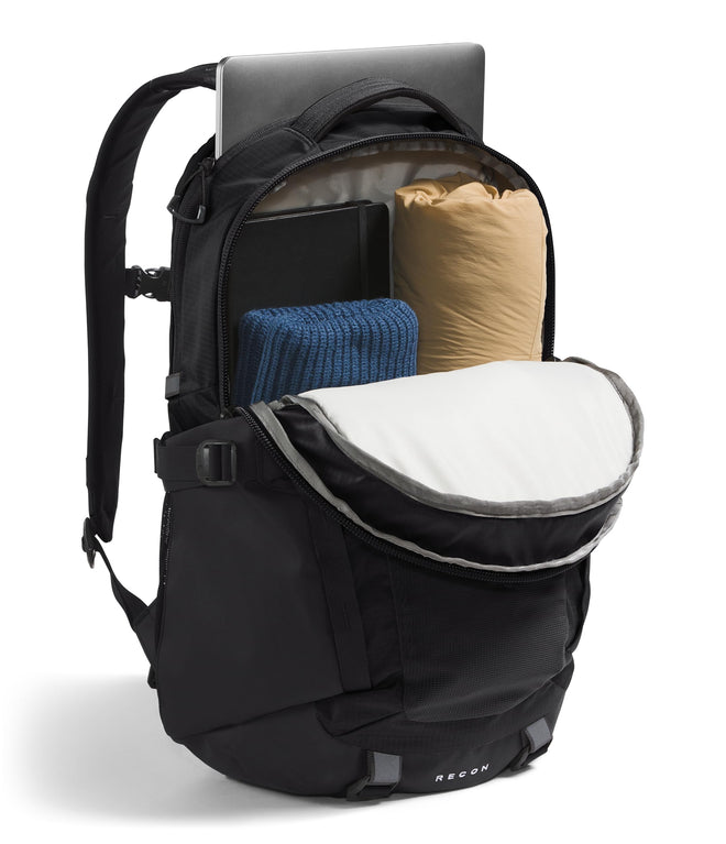 THE NORTH FACE Recon Everyday Laptop Backpack | Water Repellent Finish, 16" Laptop Sleeve, 2 Water Bottle Pockets, TNF Black/TNF Black-NPF, One Size 🍁 All In One Marketplace Canada