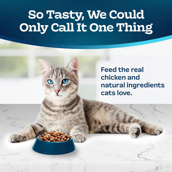Blue Buffalo Tastefuls Chicken & Brown Rice Recipe Adult Dry Cat Food Hairball Control, Real Chicken First, Deliciously Healthy Natural Cat Food, Supports Digestive Care and Coat Health, 6.8kg Bag 🍁 All In One Marketplace Canada