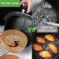 200pcs Air Fryer Disposable Paper Liner, Non-Stick Disposable Air Fryer Parchment Paper Liners, Baking Paper for Air Fryer Oil-Proof, Water-Proof, Food Grade Parchment（6.3" in Bottom, 7.9" on top） 🍁 All In One Marketplace Canada