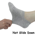 BenSorts Pack of 6 Low Cut Ankle Style Socks for Women Liner Non Slip Invisible Hidden Socks White Black Gray 6 Pairs Size 5 6 7 8 🍁 All In One Marketplace Canada