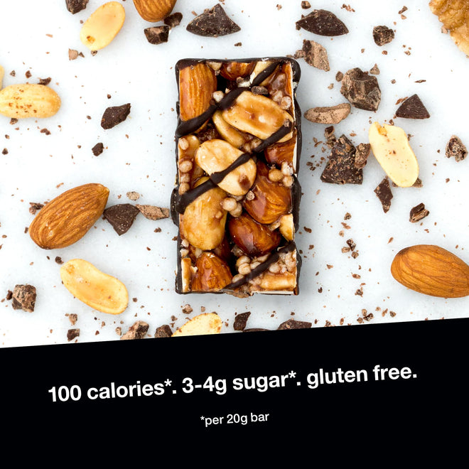 KIND Mini Snack Bars Variety Pack, Gluten Free, Low Sugar, Low Calorie Snacks, Almond Sea Salt & Dark Chocolate, Caramel Almond & Sea Salt, Peanut Butter Dark Chocolate, 30 Count 🍁 All In One Marketplace Canada