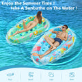LUSARRYWILL 2 Pack Pool Floaties for Adults, 72"X42" Ultra Size with Headrest, Cooling Holes, Giant Pool Mats, Multi-Purpose Pool Float Lounger for Pool Party, Beach, Lake, River, Sea, Outdoor 🍁 All In One Marketplace Canada