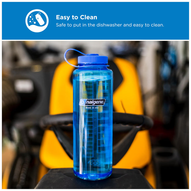 Nalgene 48 oz Wide Mouth Silo Water Bottle | BPA-Free, Durable & Leak Proof, Large & Lightweight for Hiking, Gym & Sports, Jade 🍁 All In One Marketplace Canada