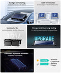 Solar Battery Trickle Charger for Car Battery, Portable and Waterproof Solar Battery Maintainer, Amorphous Silicon Solar Panel car Battery Charger (Solar Battery Charger 7.5W) 🍁 All In One Marketplace Canada