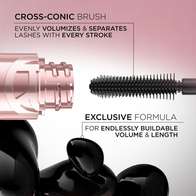 L'Oréal Paris Paradise Big Deal Volumizing Mascara, Buildable & Lengthening Mascara, No Clumps, Lightweight, Black Brown 10.9 ml 🍁 All In One Marketplace Canada