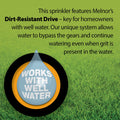 Melnor 65154AMZ XT Turbo Oscillating Sprinkler, Metal Base, 4,500 sq. ft., Quick Connect Bundle, 3-Way Adjustable, Black, Yellow 🍁 All In One Marketplace Canada