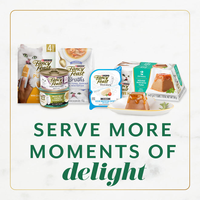 Fancy Feast Gems Wet Cat Food, Mousse Pâté with Chicken 57g (2 Pack x 8) 🍁 All In One Marketplace Canada