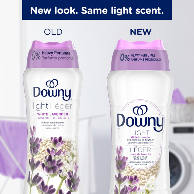 Downy Light Laundry Scent Booster Beads for Washer, White Lavender, with No Heavy Perfumes, 680 g 🍁 All In One Marketplace Canada