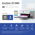 Epson EcoTank ET-2980 Wireless Color All-in-One Supertank Printer - White 🍁 All In One Marketplace Canada