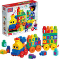 MEGA BLOKS First Builders Toddler Building Blocks Toy Set, ABC Musical Train with 50 Pieces, Music and Sounds, Ages 1+ Years 🍁 All In One Marketplace Canada