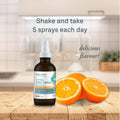 Organika Canadian-Made Kids Zinc Spray with Vitamin C- Orange Tangerine Flavour- Immune Support for your Kids, Easy Spray Format- 30ml 🍁 All In One Marketplace Canada