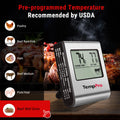 ThermoPro TP-16 Meat Thermometer with Stainless Steel Probe for Indoor Outdoor Use, Digital Cooking Thermometer for Grill, Barbecue, Oven, Smoker, Candy 🍁 All In One Marketplace Canada