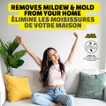 Alien Power 48 Fl Oz Instant Stain Remover Spray for Mold and Mildew, All Purpose No-Scrub Cleaner for Bathroom & Household Surfaces, Tiles, Wall, Black Mold, Mould, Grout - 2 Pack Set 🍁 All In One Marketplace Canada