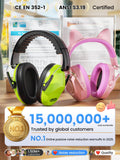 2 Pack Noise Cancelling Headphones for Kids: Dr.meter Kids Ear Protection Earmuffs for Autism Sensory - Hearing Protection Earmuffs for Monster Truck Concerts Study and Fireworks - (green+pink) 🍁 All In One Marketplace Canada