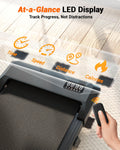 MJWW Walking Pad with 6% Incline, No-Assembly Under Desk Treadmill, 2.5 HP Quiet Motor, APP & Remote Control, LED Display, 300 lbs Capacity for Home/Office 🍁 All In One Marketplace Canada