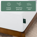 Zinus Twin Mattress - 8 Inch Green Tea Cooling Gel Memory Foam Mattress, Pressure Relief, for Cool Sleep, CertiPUR-US Certified Foam, Mattress in a Box, 10-Year Warranty, Twin Size 🍁 All In One Marketplace Canada