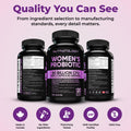Nutratology® Probiotics for Women | Canadian-Made | 40 Billion CFUs Per Capsule | 80 Billion CFUs Per Serving - Bloating Relief & Digestion - 4 Strains of Women's Probiotic for Gut Health -120 Count 🍁 All In One Marketplace Canada