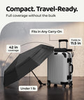 Repel Windproof Travel Umbrella - Compact & Withstands Winds up to 100MPH, Strongest Premium Auto Folding Umbrella for Rain and Sun - Durable, Light & Portable for Women & Men, Fits Backpack & Cars 🍁 All In One Marketplace Canada