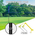 VEVOR Outdoor Portable Volleyball Net System, Adjustable Height Steel Poles, Professional Volleyball Set with PVC Volleyball, Pump, Carrying Bag, Heavy Duty Volleyball Net for Backyard, Beach, Lawn 🍁 All In One Marketplace Canada