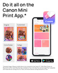 Canon Ivy 2 Mini Photo Printer (Blush Pink), Bluetooth Portable Smartphone Printer for iOS & Android, Bundle with 110 Zink Sticky-Back Photo Prints, LED Light Bar, Protective Case & USB Cable 🍁 All In One Marketplace Canada
