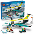 LEGO City Emergency Air Ambulance Airplane Building Toy for Kids - Pretend Play Rescue Airplane Model for Boys & Girls, Ages 6+ - Building Blocks W/Hero Minifigures - Gift Idea for Birthdays - 60465 🍁 All In One Marketplace Canada