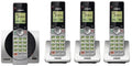 VTech DECT 6.0 Four Handset Cordless Phones with Caller ID, Backlit Keypads and Screens, Full Duplex Handset Speakerphones, Call Block, (Non ITAD Version) Silver/Black - CS6919-4 🍁 All In One Marketplace Canada