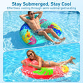 SEETOHOME 3 Pack Pool Floaties for Adults, Inflatable Pool Float Chair Adult Size with Backrest & Cup Holder Floating Pool Chair Floaties for Adults Beaches, Lakes, Rivers, Parties Water Fun 🍁 All In One Marketplace Canada