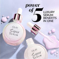 Olay Super Serum - Niacinamide, Vitamin C & E, Collagen Peptide, AHA - 5-in-1 Skin Care Benefits for Face - Healthy Glow, Brightening, Hydrating, Smoothing, Firming, Evens Tone, Anti-Aging, 30 mL 🍁 All In One Marketplace Canada
