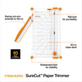 Fiskars Precision Paper Trimmer - Easy, Safe and Accurate for Crafts, Gifts, Cards and More - Always Cuts Straight 🍁 All In One Marketplace Canada