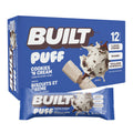 BUILT Puff Protein Bars, Cookies 'N Cream, 17g Protein - 12 Count 🍁 All In One Marketplace Canada